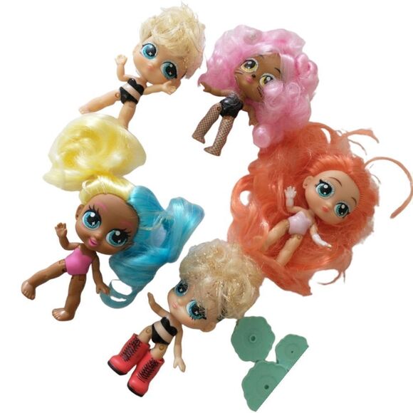 Itty Bitty Prettys Tea Party 5 Dolls Accessories Lot Large Set Miniatures Zuru. - Picture 5 of 14